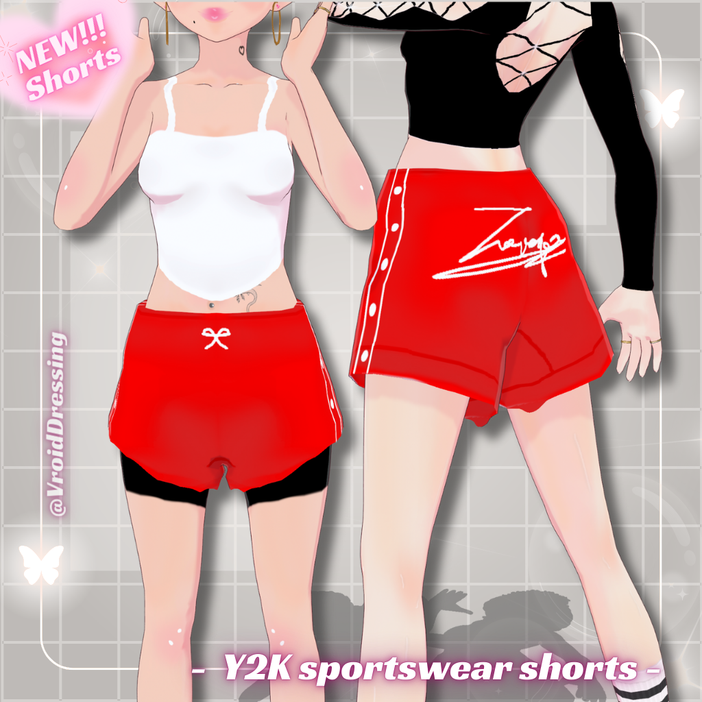 Y2K streetwear basketball red shorts 🏀 preview