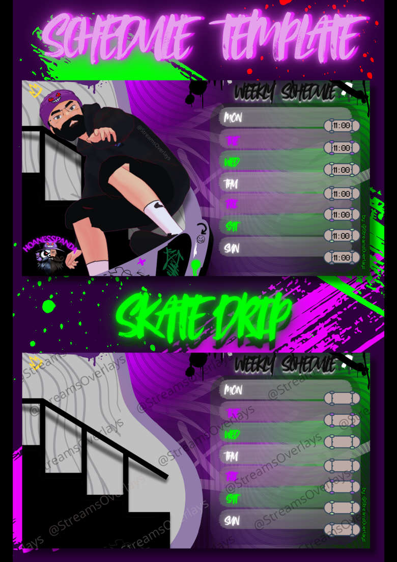 Skate Drip Weekly Stream Schedule 🛹 preview