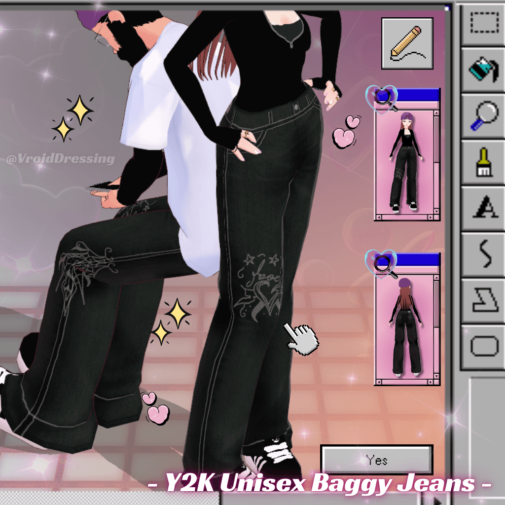 Y2K Unisex baggy jeans — out now preview